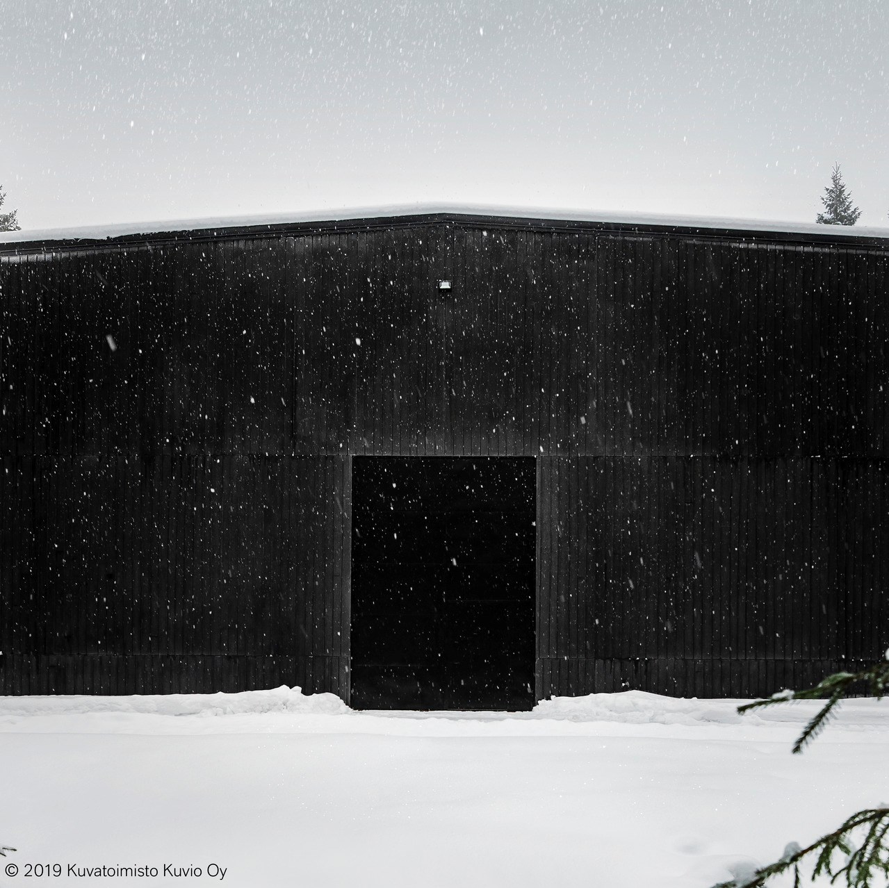 Destillery in Finland made with colored concrete with bayferrox pigments