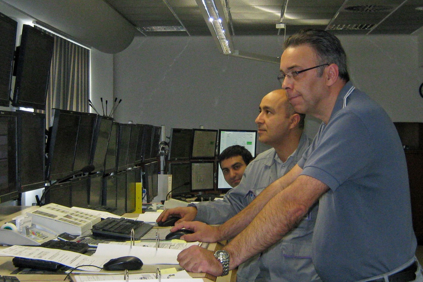 Control room of Saltigo's CAE facility in Dormagen.