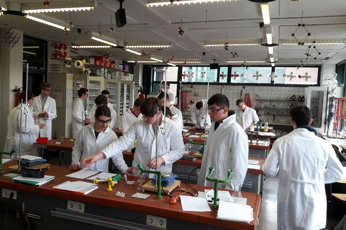 Experience project report, education initiative, digitalization, water examination