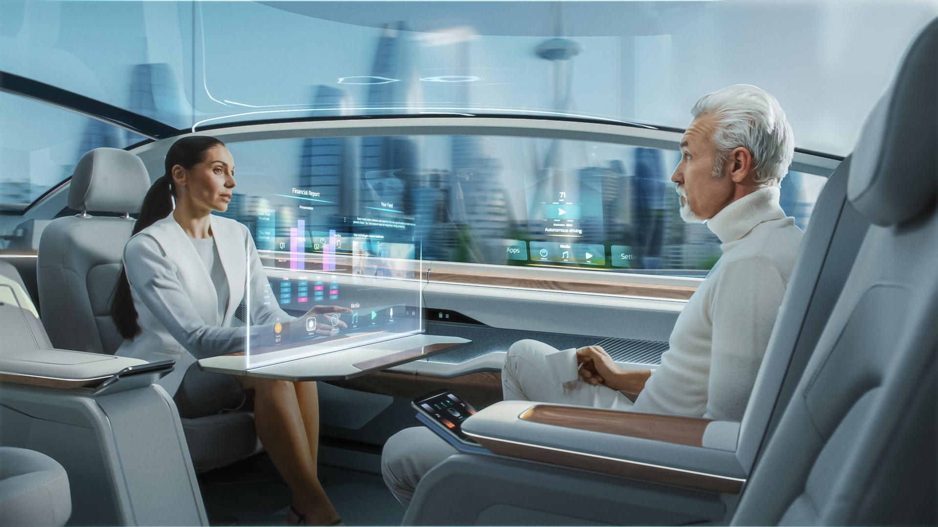 ADAS sensors allow relaxed autonmous driving in the future