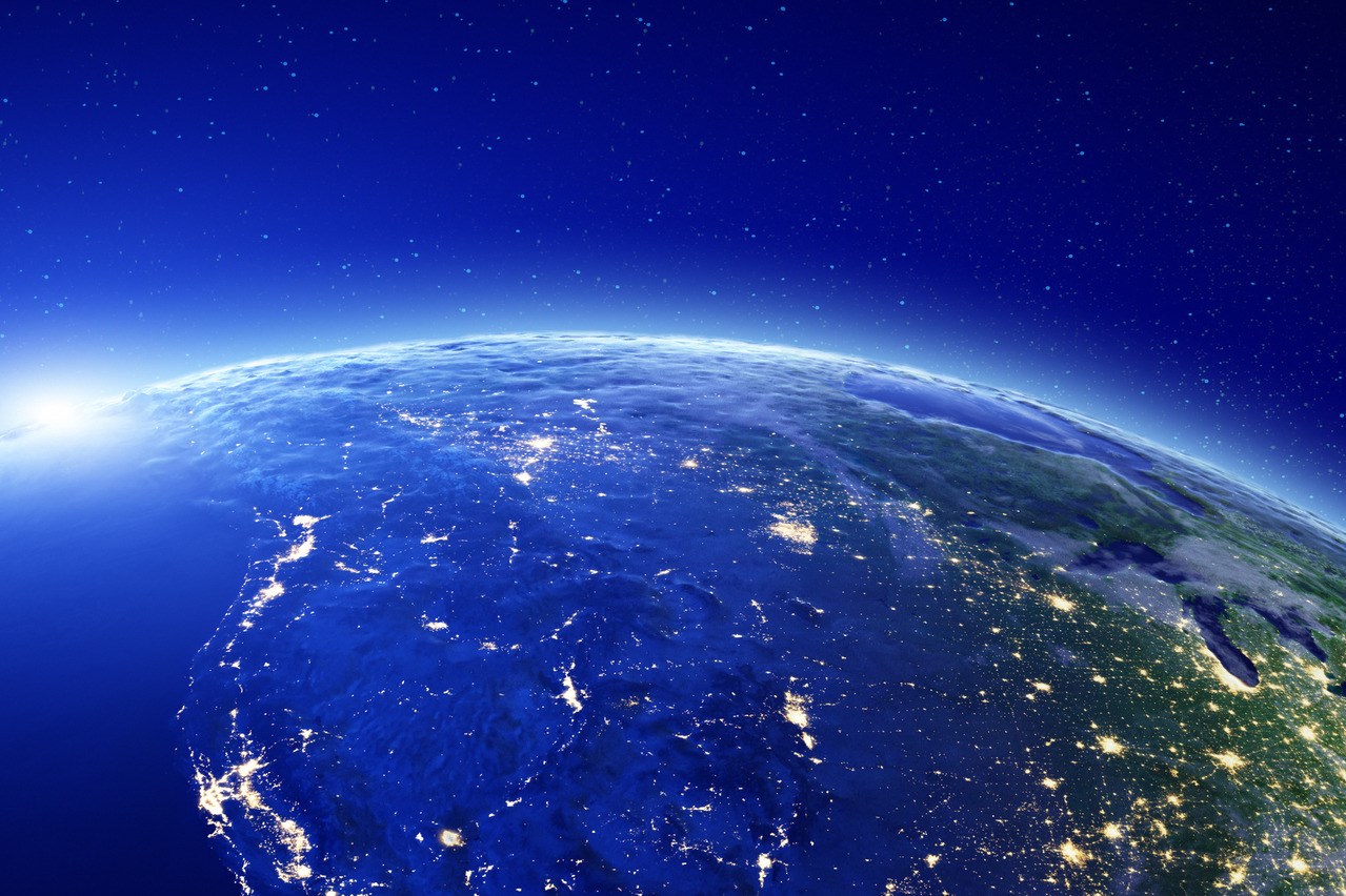 City lights - Canada and USA