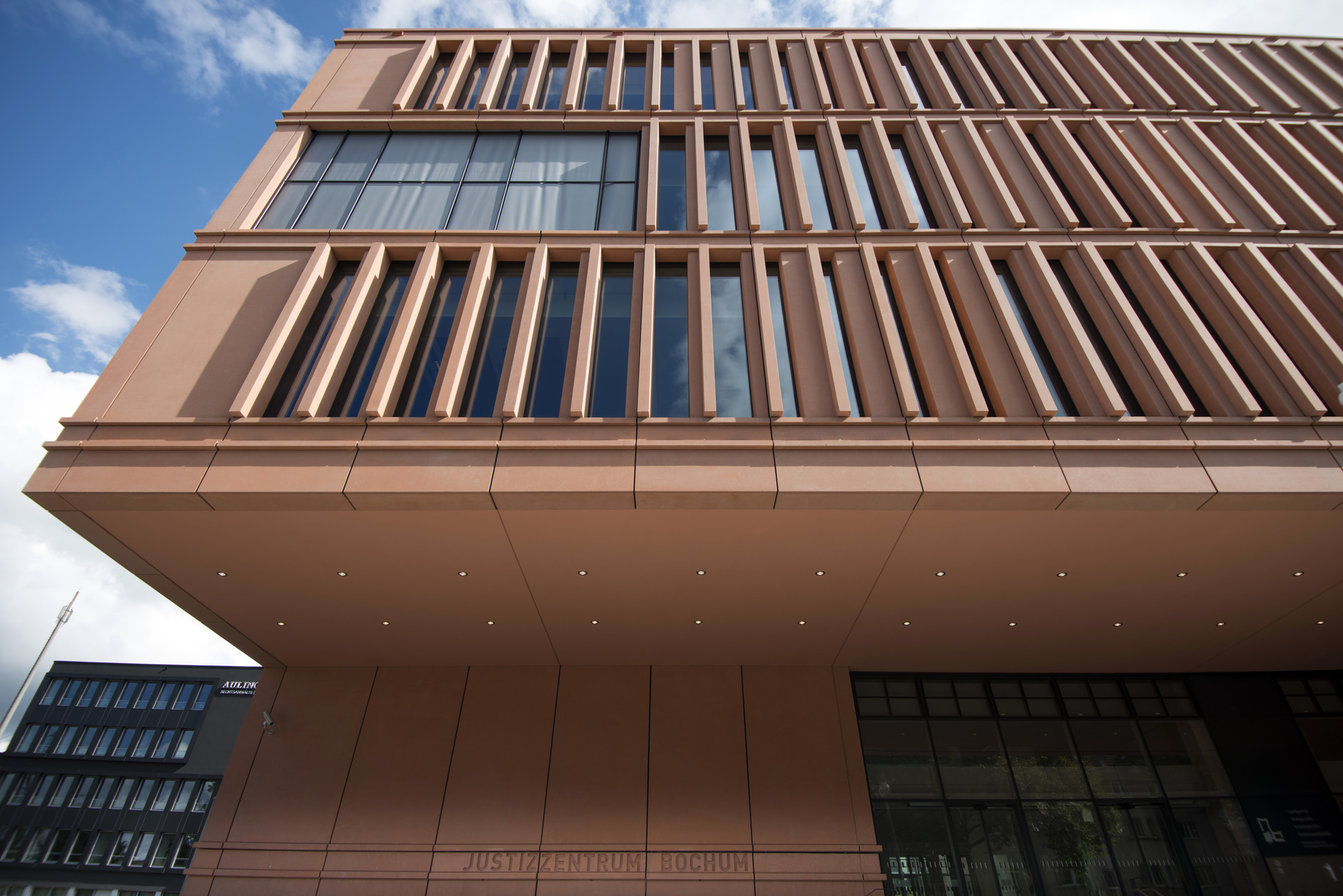 Justice  court Bochum in Germany colored with Bayferrox pigments