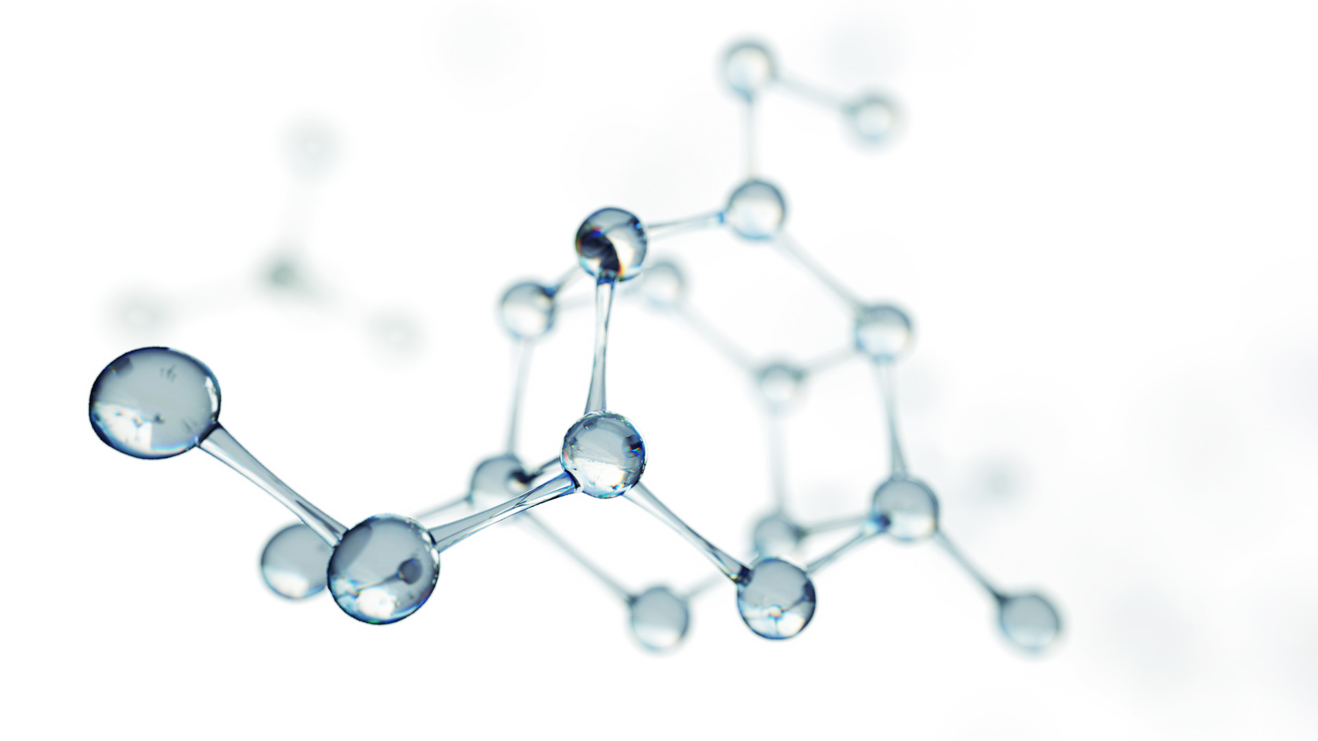 Illustration of chemical molecules