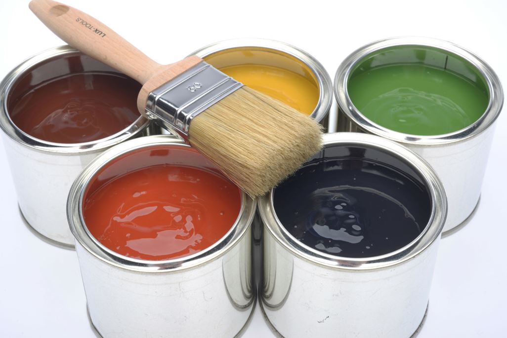 Farbeimer mit anorganischen Pigmenten von IPG.