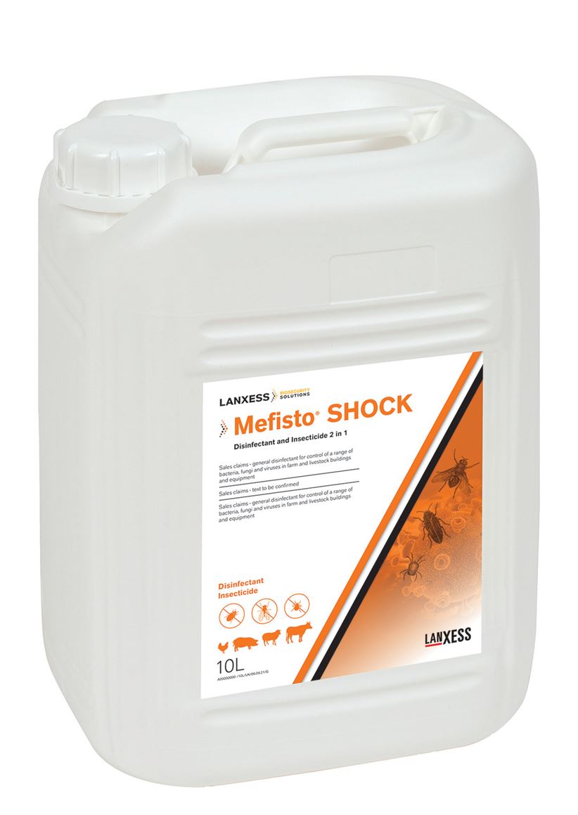 Mefisto Shock disinfectant and insecticide product pack shot
