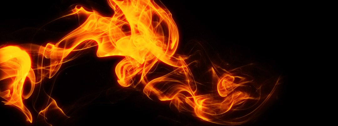 Orange flames