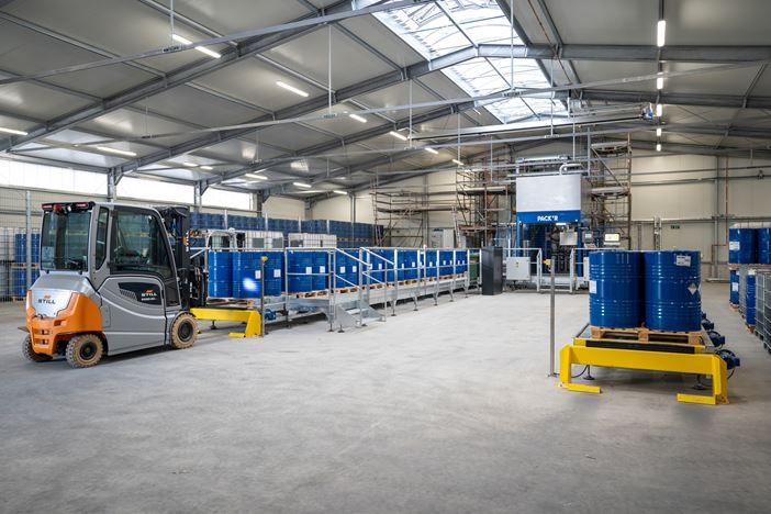 Automatic filling plant for additives in Mannheim, Germany