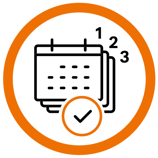 Proven 3-month performance against red mites icon (Mefisto Shock)