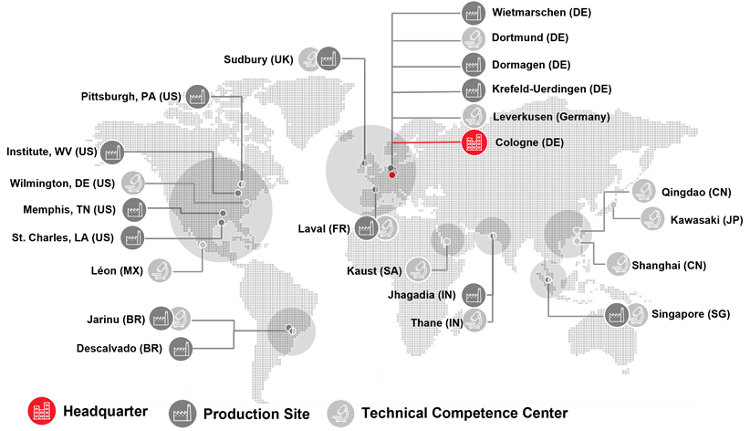 Worldmap of sites and labs of MPP
