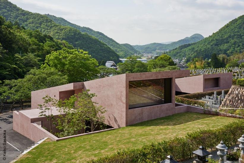 Pigments, Bayferrox, Iron Oxide, Architecture, Cementery, Japan, David Chipperfield, Concrete, Color