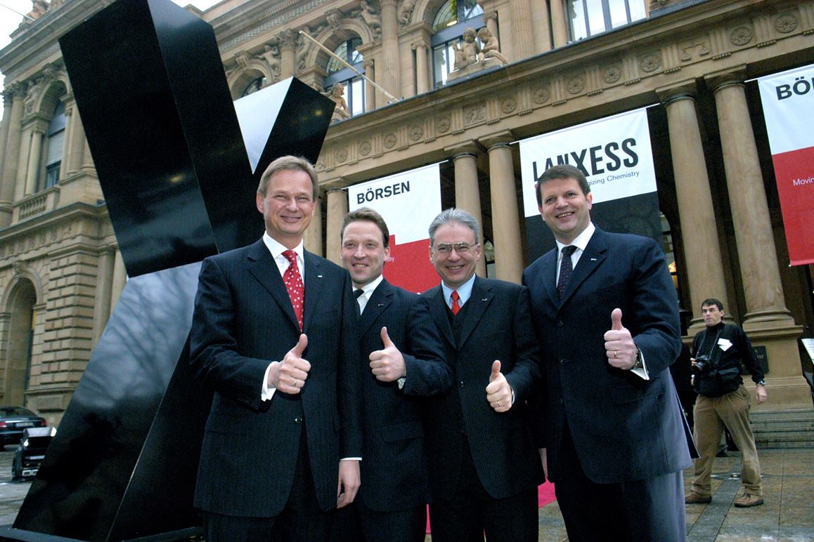 LANXESS Börsengang im Januar 2005