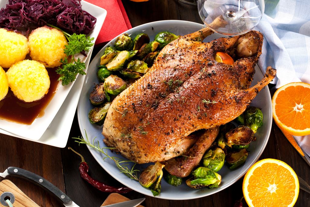 Turkey served with side dishes